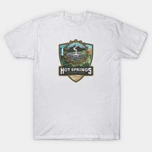 Hot Springs National Park Arkansas Emblem T-Shirt